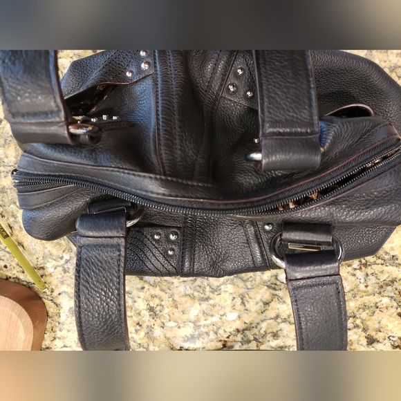 Tignanello Black Hand Bag 8" x 14" - Picture 10 of 10